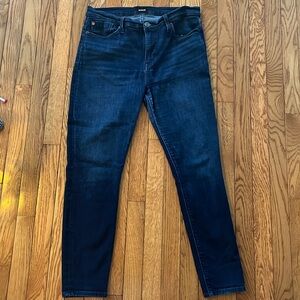Hudson Jeans Medium Dark Skinny Jeans‎ High Rise Casual Denim Stretch 31